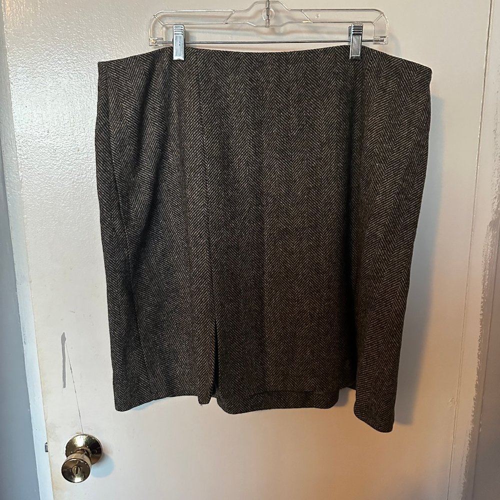 Boden Classic Grey Tweed Skirt